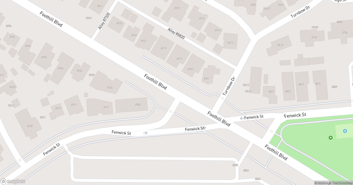 Lapd Foothill Division Rd. Map Traffic Collision Involving LAPD